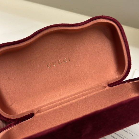 Gucci - Rectangular Acetate Sunglasses - Beige - Gucci Eyewear - Picture 6 of 7